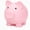 Pink, variant on TYMZDYN Large Piggy Bank, Unbreakable Plastic Money Bank, Coin Bank , Large Size Piggy Banks, Practical Gifts for Birthday, Easter, Christmas (Pink)