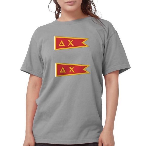 CafePress - Delta Chi Flag T Shirt - Womens Comfort Colors® Shirt