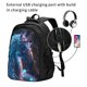 thumbnail image 2 of Easygdp Crystal Pattern White Horse Mochila para Laptop de Viaje con Puerto USB, Mochila para Laptop con Puerto de Carga USB para Mujeres y Hombres, 2 of 7