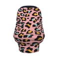 thumbnail image 2 of Haiem Leopard Baby Nursing Cover & Nursing Poncho - Multi Use Cover for Baby Car Seat Canopy, Stroller Cover, 360°Full Privacy Breastfeeding Coverage, 2 of 9