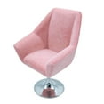 thumbnail image 3 of 1/12 silla sillón muebles de sala de estar en miniatura Rosado Sunnimix sillas de casa de muñecas, 3 of 8