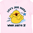 thumbnail image 4 of Inktastic Life's Ducky 3rd Birthday Boys or Girls Toddler T-Shirt, 4 of 5