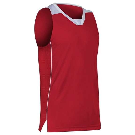 Champro BBJ23 Elite Basketball Jersey - Scarlet White