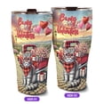 thumbnail image 2 of Be My Valentine's Scottish Fold Truck Full of Love Flower Balloon 30oz Stainless Steel Tumbler Insulated Cup with Lid Cat Lover Kitten Owner Gifts - 02029, 2 of 5