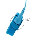 thumbnail image 3 of Pulsera antiestática - Descarga ESD - con cable a tierra y pinzas de cocodrilo - Conéctese a tierra para evitar la acumulación de electricidad estática TUNC Sencillez, 3 of 5