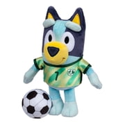 Bluey Soccer 9 inch Plush Toy, with Soccer Jersey and Plush Ball. Ages 3+