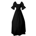 thumbnail image 3 of Jsaierl Womens Halloween Costumes Retro Medieval Victorian Gothic Maxi Dresses Adult Costumes Princess 1800s Ball Gown Renaissance Dress, 3 of 5