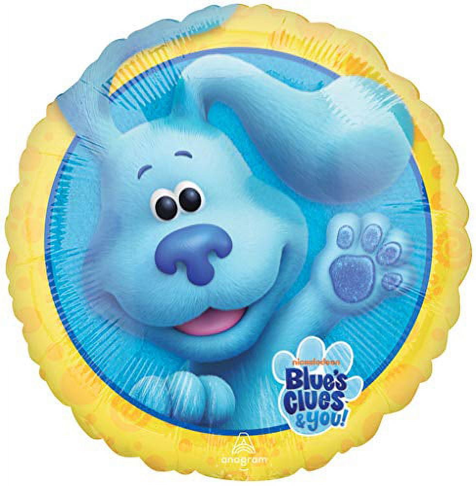 Blue's Clues 2nd Birthday Party Supplies Blue the Dog Table Topper Balloon Bouquet Decorations Pink Number 2