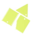 thumbnail image 1 of 3PCS Cake Dough Scraper Cake Knife Spatula, Irregular Teeth Edge, Ideal for Crafts, Smoother, 1 of 7