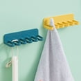 thumbnail image 2 of No Drill Wall Hooks - Heavy Duty Self Adhesive Hangers for Towels, Clothes & Bags - Space Saving Hook Rack for Kitchen, Bathroom, Home - Strong Hold for Accessories & Backpacks, 2 of 4