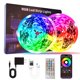 thumbnail image 1 of Tira de luces LED HBOWMDJIA de 40 m con control remoto y aplicación Bluetooth, 1 of 8