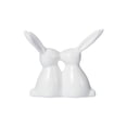 thumbnail image 2 of Easter Handmade Ceramic Rabbit Flower Ornament, Cute Multi-Posture Glossy Texture, Safe Burr-Free, Multi-Size Versatile, for Easter Home Tea Art Ceremony Desktop Windowsill Fireplace Decor, 2 of 6