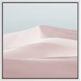 thumbnail image 3 of PixonSign Framed Canvas Print Wall Art Light Pink Sand Sune Nature Desert Photography Minimalism Rustic Landscape Colorful Multicolor Ultra for Living Room, Bedroom, Office - 24"x24" White, 3 of 5