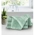 thumbnail image 3 of MALLONI HOME Ultra Soft Cotton Washcloths, Contains 12 Piece Face Cloths 12x12 inch, Ideal for Everyday use Face Towels, Compact & Lightweight Multi Purpose Washcloths - Sea Green, 3 of 5