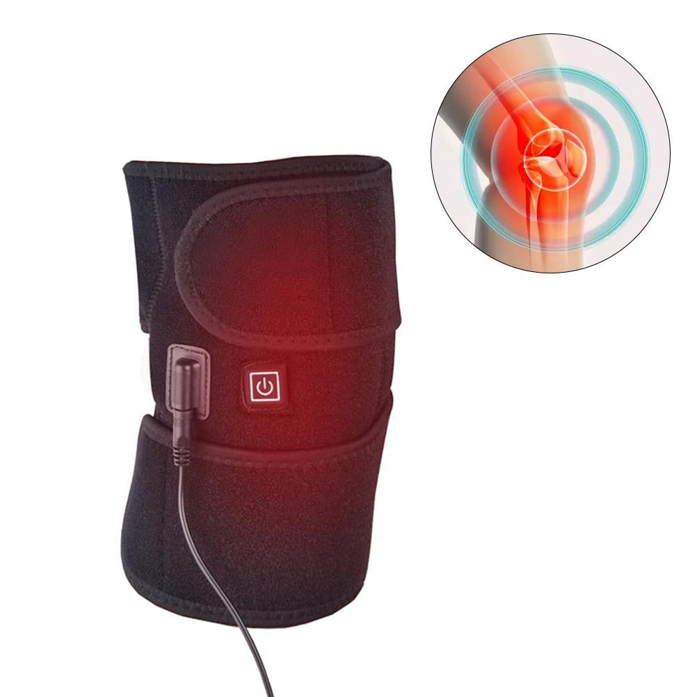Heated Knee Brace Wrap Support Portable Electric Heating Knee Pads