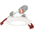 thumbnail image 4 of Juno WF Round Baffle LED Downlight, 120 Volts, 2700K/3000K/3500K/4000K/5000K, Triac Dimming, Flat Trim, Matte White, 4 of 9