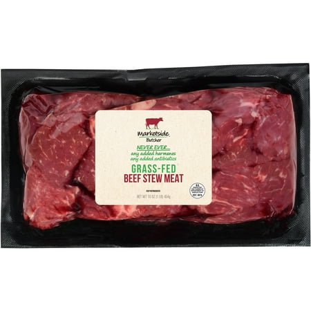 Marketside Grass-Fed Beef Stew Meat, 16 oz