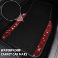 thumbnail image 3 of Alfombrillas para coche CAR PASS Bling Diamond, PVC, impermeables, 4 unidades, 3 of 8