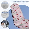 thumbnail image 4 of FOR U DESIGNS Cherry Daisy Heart Print Car Seat Towel Cover Universal Fit Front Seat Protector Car Seat Cover Sweat Towel with Sweat Absorption for Gym, Yoga, Swimming, Pets and Family Travel, 2 Pack, 4 of 7