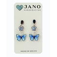 thumbnail image 4 of Aretes artesanales de mariposa, 4 of 6