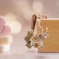 thumbnail image 3 of FRCOLOR crystal keychain Elephant Keychain Sparkling Crystal Key Ring Charm Jewelry Big Ears Elephant Key Chain,2.95"X1.97"X0.39", 3 of 4