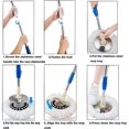 thumbnail image 3 of Mop and Bucket Set, 360° Spin Mop and Bucket with Wringer Set and 3 Microfiber Mop Refills, Stainless Steel 61'' Extended Handle Spinning Mop Bucket System for Floor Cleaning, 3 of 14