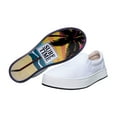 thumbnail image 2 of MaCae Unisex Canvas Slip On Fashion Shoe With Unique Sole, Skateboard Shoes, Cute Shoes, Slip On Tennis Shoes, Slip On Sneakers, Canvas Shoes - White/Surf Time, 11M/12W, 2 of 7