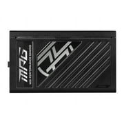 MSI - MPG A850GS PCIE5, 80+ Gold Full Modular Gaming PSU, 12V-2x6 Cable, 5080 5070 ATX 3.1 & PCIe 5.1 Ready. Embossed Jacket Cables. 850W Power Supply,