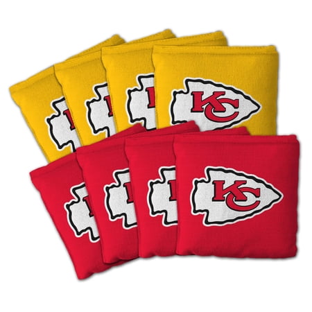 Kansas City Chiefs 8pk Licensed Cornhole Bags