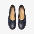 thumbnail image 6 of Clarks  Womens Suttyn Walk Navy Leather Wedges, 6 of 6