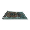 thumbnail image 2 of Ahgly Company Indoor Rectangle Persian Light Blue Traditional Area Rugs, 5' x 7', 2 of 4