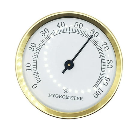 

Indoor Wall Mini Round Pointer Hygrometer Monitor Mechanical Humidity Meter Tool