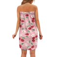 thumbnail image 3 of Yuyamidu Cherry Towel Wrap for Women Pink Bath Wrap with Pocket Daisy Bathroom Towels for Spa Quick Dry Shower Towel Wrap for Ladies Body Wrap Towel Size L, 3 of 7
