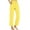 Yellow, variant on Diufon Lounge Pants for Women Cotton Casual Solid Color Work Pants Elastic High Waist Pants with Pockets
