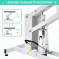 thumbnail image 4 of 43.3" Hydraulic Dog Grooming Table, 350Lbs Heavy-Duty Pet Grooming Table, Adjustable Overhead Arm & Noose 22"-39", White, 4 of 7