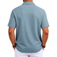 thumbnail image 6 of Men's Polo Shirts Short Sleeve Collared Golf Shirt Cotton Breathable Casual Performance T-Shirt, 6 of 6