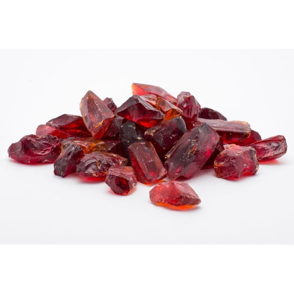 Dragon Glass 25 lb Red Landscape & Fire Pit Glass, 1/2"