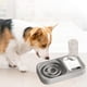 thumbnail image 5 of Comedero para mascotas con soporte para tazones antiatragantamiento Tazón de agua para comida de mascota y , Tazón de alimentación para mascotas - GRIS Yinane Bebederos para gatos, 5 of 8