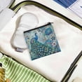 thumbnail image 3 of SEANATIVE Peacock Sanitary Napkin Storage Bag for Women Animal Print Sanitary Pad Storage Bag for Women 2 PCS Ladies Lightweight Period Bags for Teen Girls,1St Period Gifts, 3 of 7