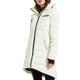 thumbnail image 1 of Orolay Women's Quilted Jacket Slim Down Jacket Outerwear Jacket Mid Length Overcoat White M, 1 of 6