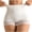White, variant on Women's High Waist Tummy Control Shapewear Shorts, Lace Trim Compression BodyShaper Seamless Mid-Thigh Shaper Underwear, S-3XL