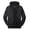Black, variant on Men Fall Winter Coat Mesh Breathable Hooded Drawstring Long Sleeve Plus Size Zipper Closure Camouflage Print Smooth Mid Length Pockets Elastic Cuff Men Jacket