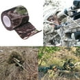 thumbnail image 3 of Cinta de camuflaje táctica autoadhesiva cinta de camuflaje al aire libre Ehuebsd caza tiro Arma de Rifle cubierta de envoltura elástica, 3 of 7