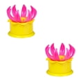 thumbnail image 2 of Bearachild Molde de bollo relleno Antiadherente Aislamiento térmico Molde de repostería Fabricante de alimentos al vapor Restaurantes Amarillo Grande 2piezas, 2 of 6