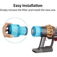 thumbnail image 4 of Filter Replacements for Dyson V15 Filters Compatible with Dyson V15 Detect,Detect+,V11 Torque Drive,V11 Animal Vacuum Cleaner,Blue,2-Pack_Special Gift, 4 of 5
