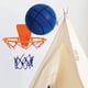 thumbnail image 4 of Baloncesto silencioso con aro de juguete, portátil, sin sonido, ligero, para niños Azul Talla 7, 4 of 9