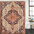 thumbnail image 2 of Boho Southwest Bathroom Shower Curtains with 12 Hooks Polyester Waterproof Shower Curtain for Stalls and Bathtubs Retro Farmhouse Aztec Tribal Geometric Decorative Bathroom Curtain 36x72 Inches, 2 of 8