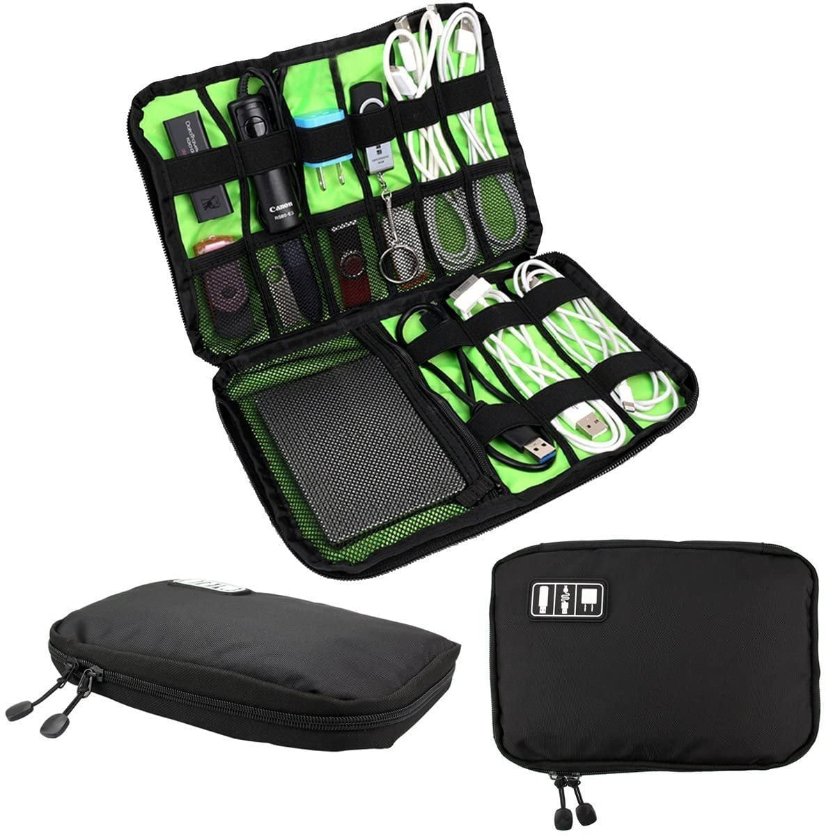 Southwit Cable Organizer Electronics Accessories Travel Bag Hard Drive Carry Case for USB Phone Charger Power Bank Creative and Exquisite