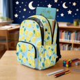 thumbnail image 3 of DISNIMO Lemon Print 17 Inch Sturdy Lightweight Kids School Backpack, Adjustable Padded Straps Bookbag for Boys Girls Daily Class Travel Outdoor Activities, 3 of 7