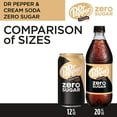 thumbnail image 3 of Dr Pepper and Cream Soda Zero Sugar, 12 fl oz cans, 12 pack, 3 of 5